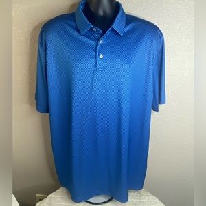 Men’s pga tour golf shirt blue size xxl
